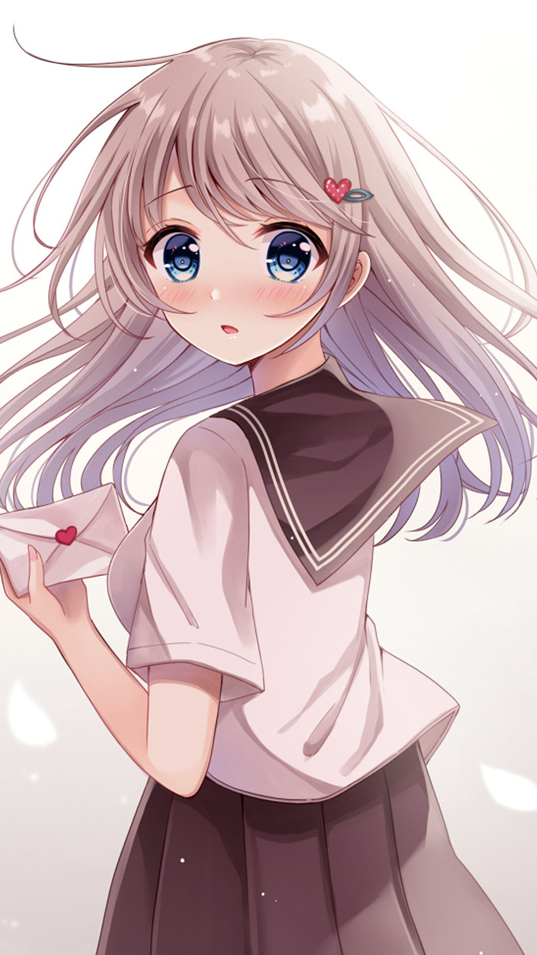 暗黑系列二次元高清动漫精美壁纸,女生动漫壁纸高清二次元蓝色衣服