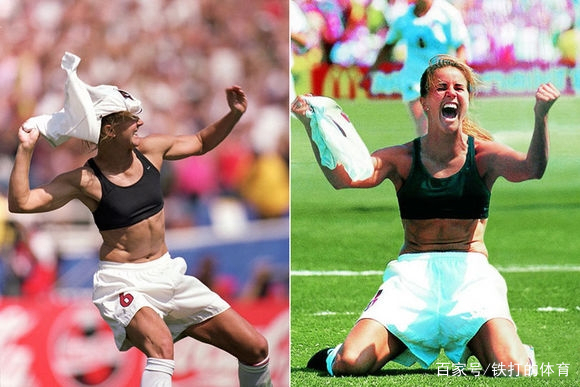 女足庆祝动作露腹肌,看女足夺冠的表现