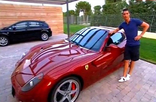 c罗空降上海机场视频,c罗空降法国