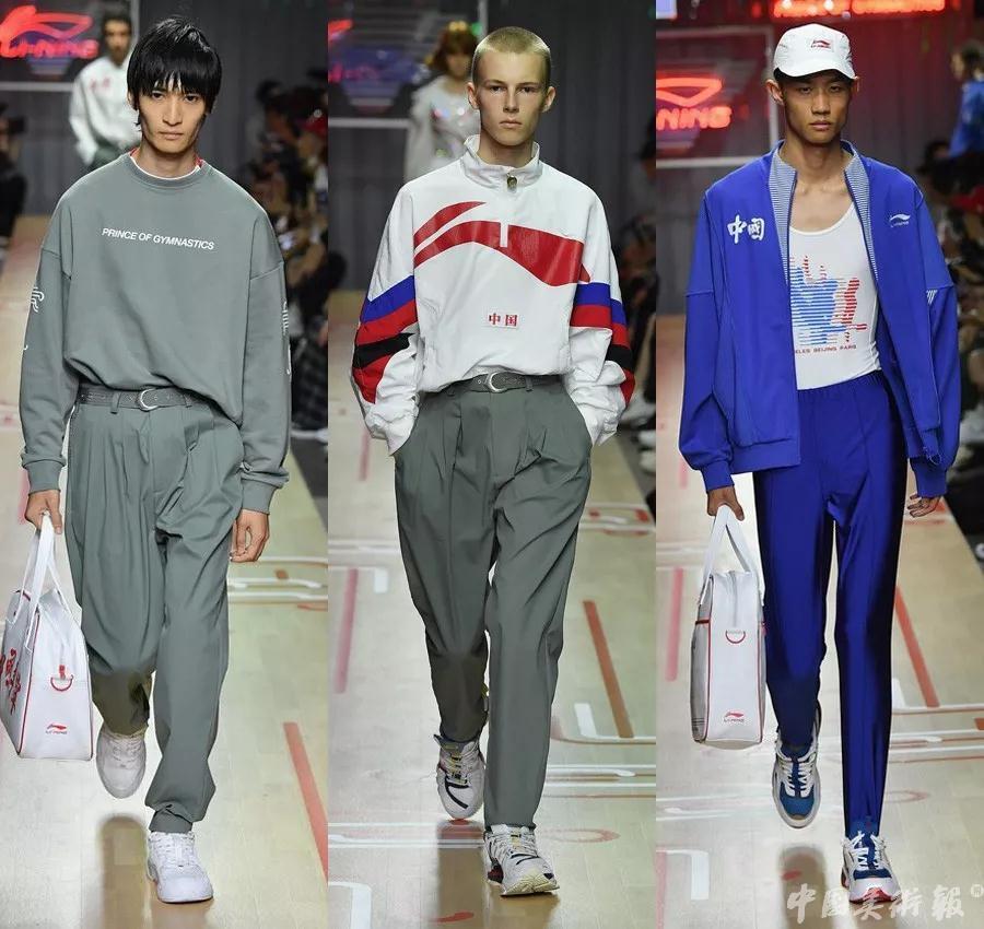 李宁拿大哥大短袖,2018年李宁纽约时装周