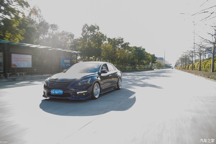 日产天籁公爵改装气动,天籁改气动低趴要多少钱