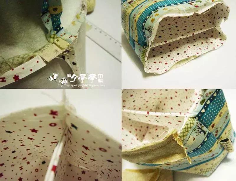 怎样做手拿包的收纳袋,方形收纳包自制教程