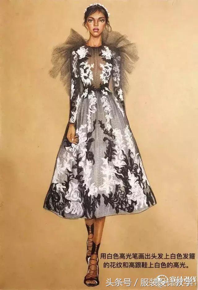 教手绘服装推荐,手绘服装教程零基础