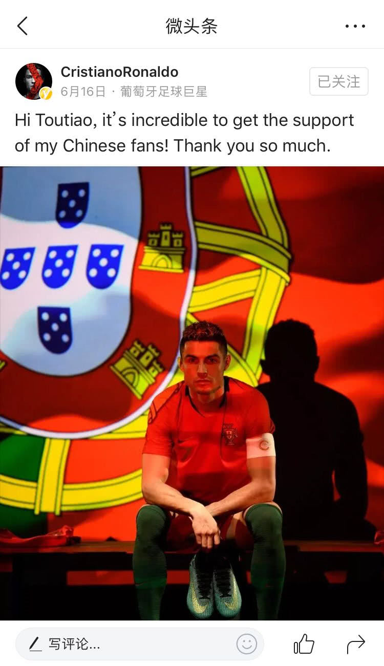 不仅仅是足球先生，这样的C罗让人不得不爱