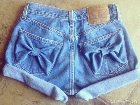 废旧的牛仔裤怎么改短裤,废弃牛仔裤如何变短裤