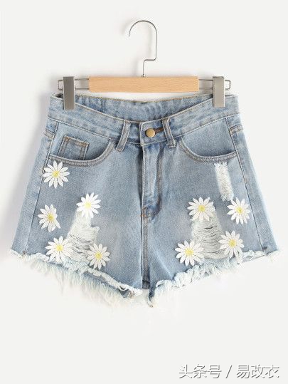 废旧的牛仔裤怎么改短裤,废弃牛仔裤如何变短裤