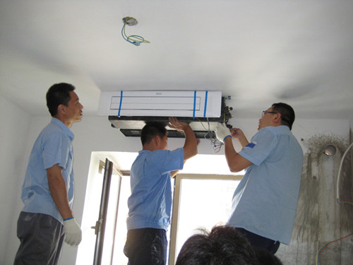 为什么选择海尔中央空调,海尔中央空调一拖一安装