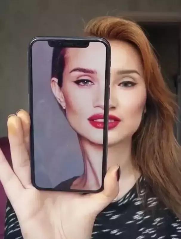 妹子化妆变蒙娜丽莎吸60W粉,《每日邮报》都来报道