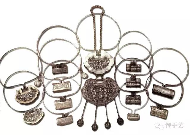 古代长命锁颈圈,中国古代民间长命锁图片