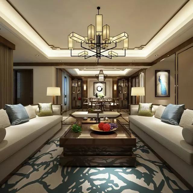 60平米小户型装修新中式风格的,88平米新风格装修