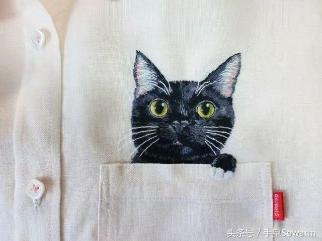 她给儿子绣的藏在口袋里的小动物,后来渐渐变成了事业