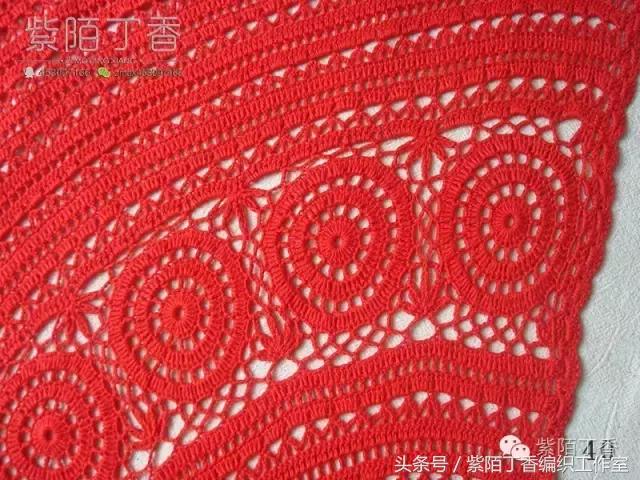 月神披肩紫陌丁香高清图解,紫陌丁香大披肩