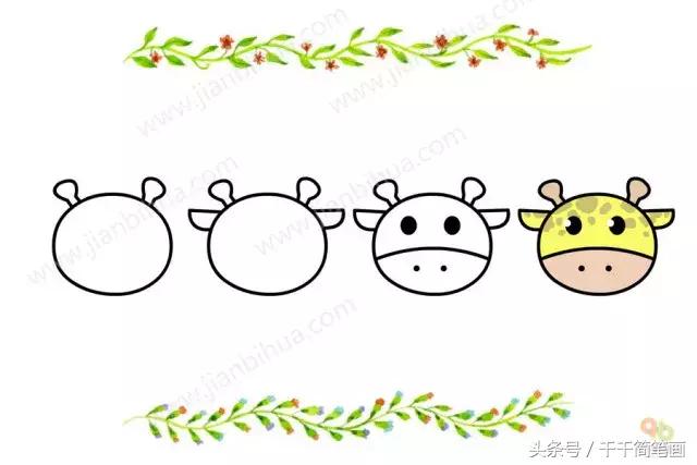 简笔画小动物头像,最简单的简笔画动物头像