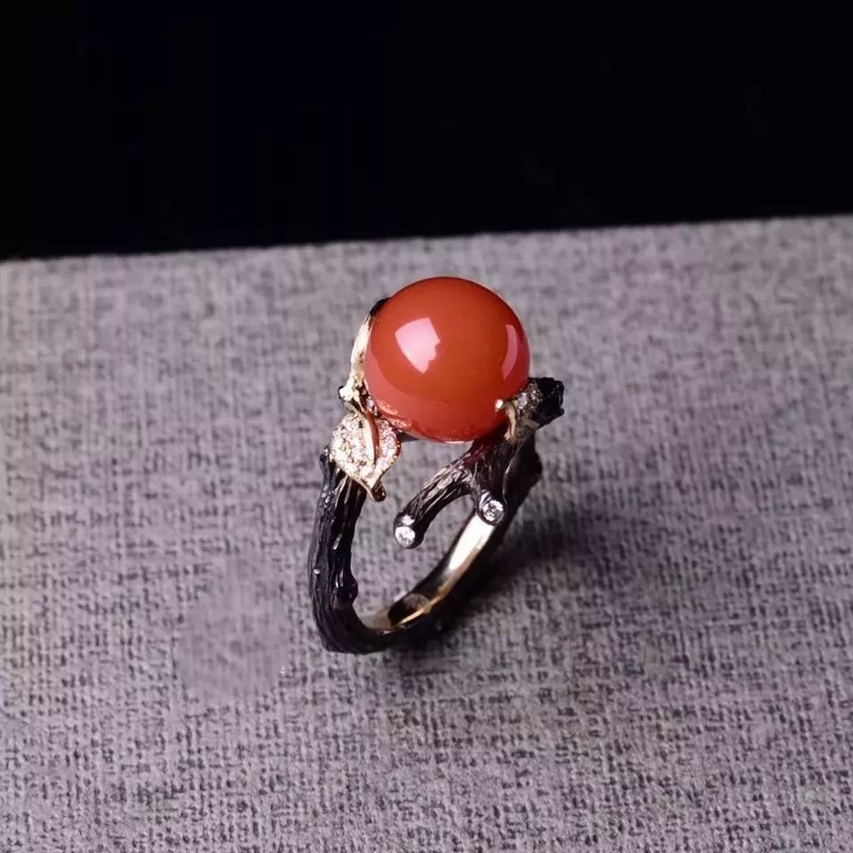 南红戒面一般多少钱,南红顶级戒面