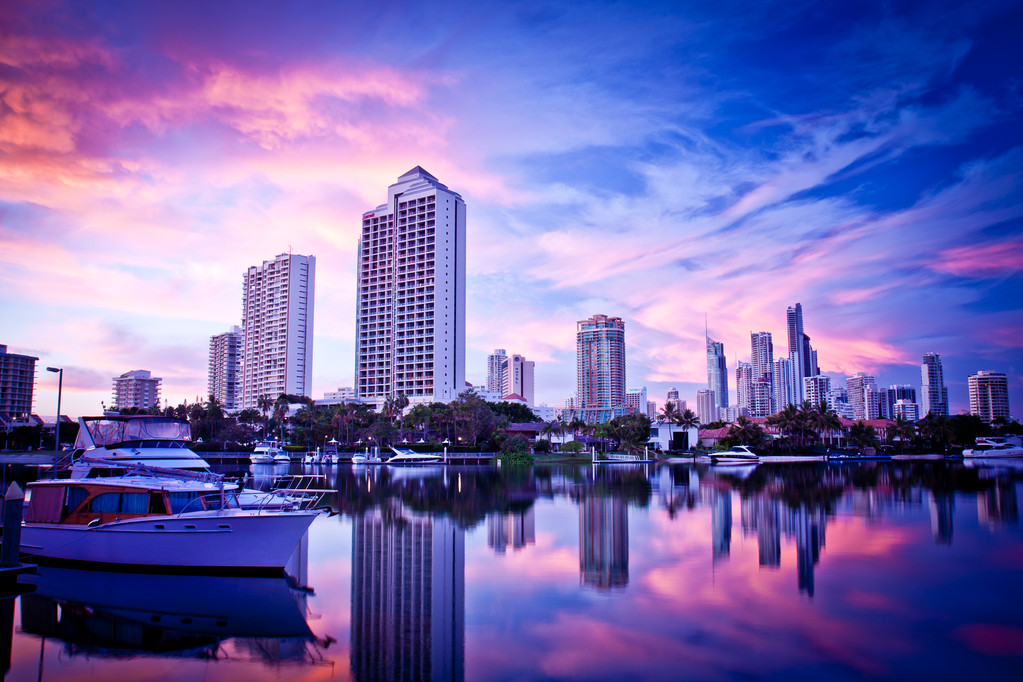 黄金海岸美丽,美丽黄金海岸浪漫之旅