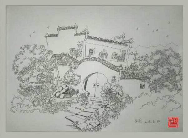 幸福画吧画友作品,幸福原创绘画图片