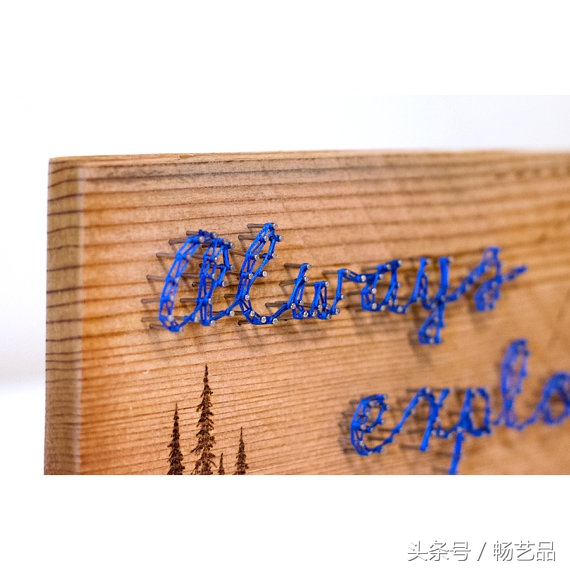 木片绣花教程视频,手工乱针绣画