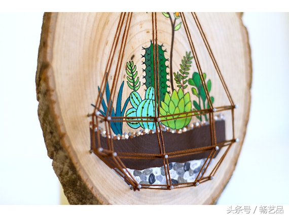 木片绣花教程视频,手工乱针绣画