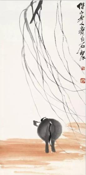 齐白石十二生肖图配古人诗词绝了,齐白石名画十二生肖兔