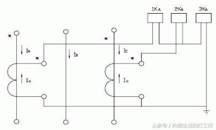 图解电流互感器的正确接线方法,电流互感器的极性一般按什么标注