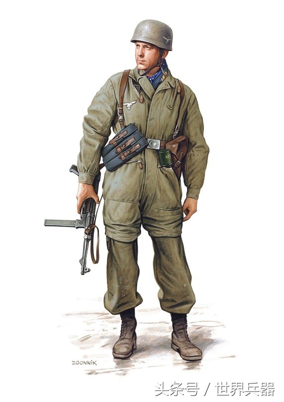 二战德军武器图片彩绘,二战中德军超帅