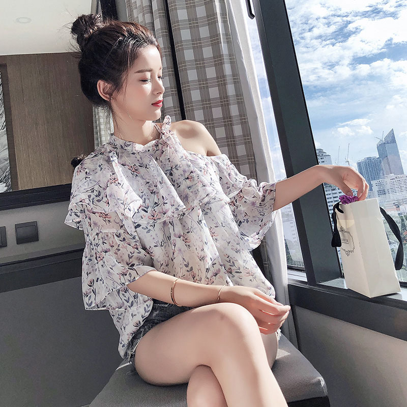 美翻天了,美翻天碎花衬衫