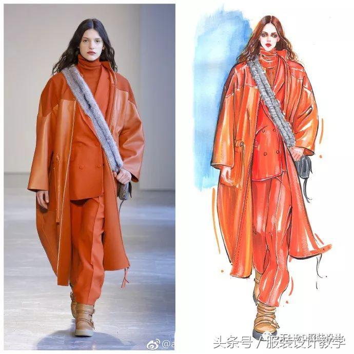 笔尖上的秀场！用一只马克笔带你穿梭各大秀场（成衣vs手绘）