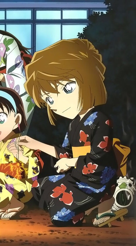 名侦探柯南灰原哀的帅气瞬间,灰原哀对柯南心动的瞬间