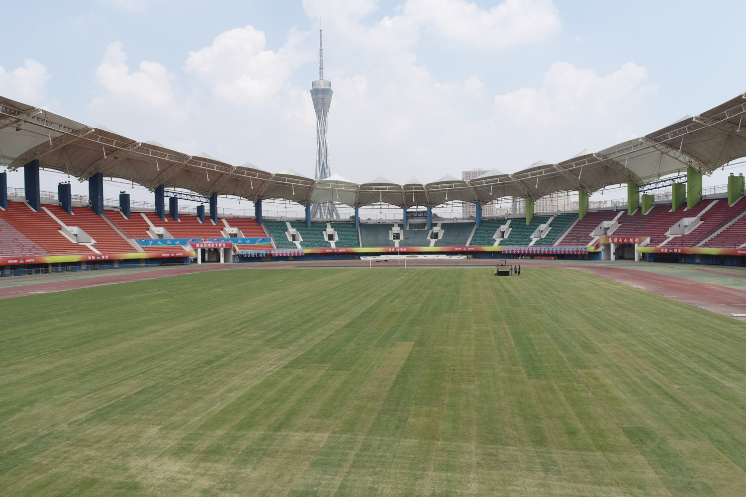 河南建业绿化,河南建业新球场进程