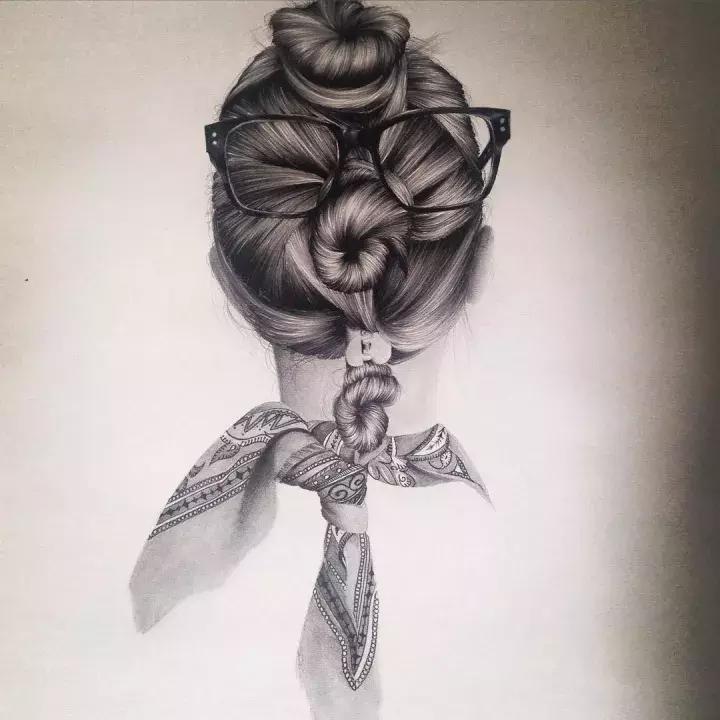 柔顺的长发很容易引人遐想，一起来看看画师笔下的头发如何表现