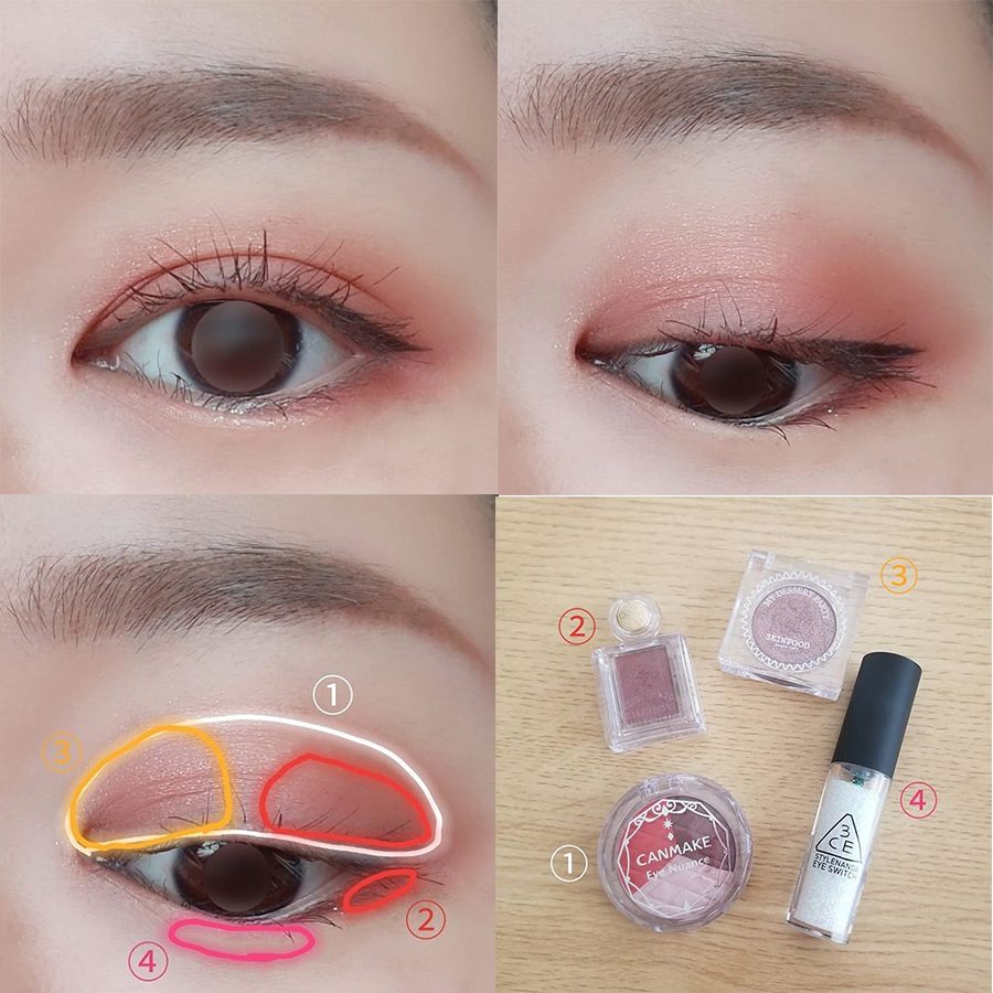 canmake眼影最新款,canmake眼影推荐色号