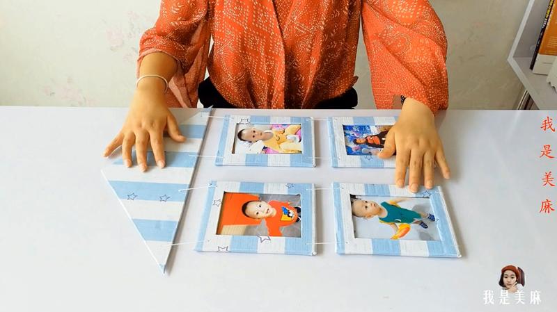 手工用纸箱做相框小学生做的,手工纸制作相框简单又漂亮