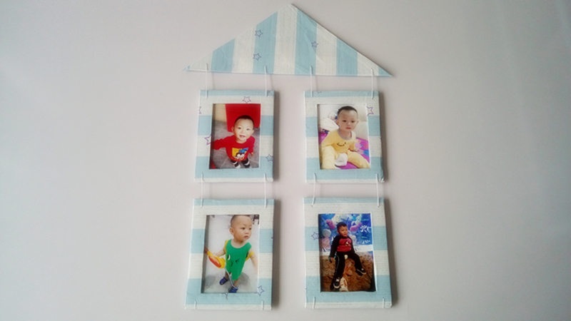 手工用纸箱做相框小学生做的,手工纸制作相框简单又漂亮