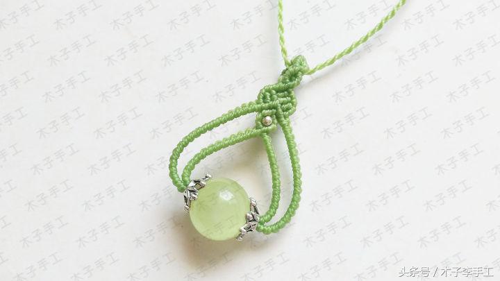 素圈米奇项链编织教程,项链编织教程慢动作