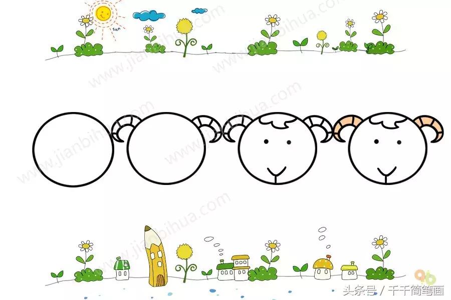 读儿歌学画画的简笔画,儿歌童谣学画画