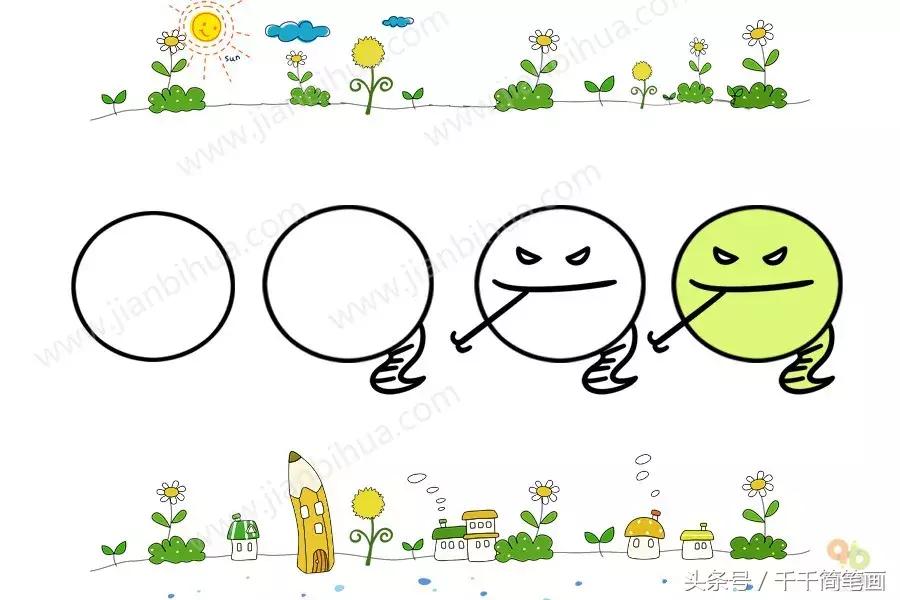 读儿歌学画画的简笔画,儿歌童谣学画画