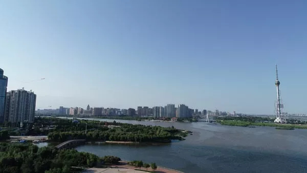 刷屏了！临沂三河口再现“琅琊八景”之“沂水拖蓝”！