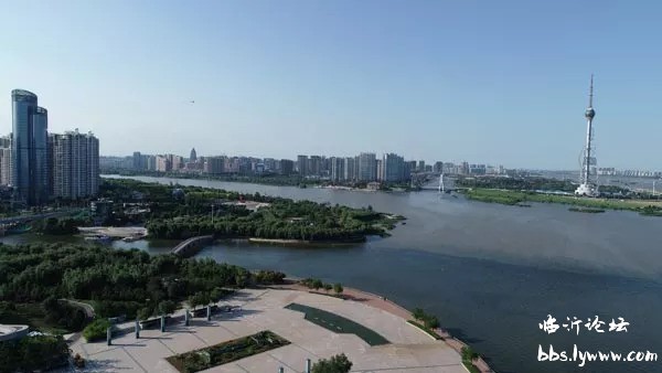 临沂沂河风景真实图,临沂春季沂河风景