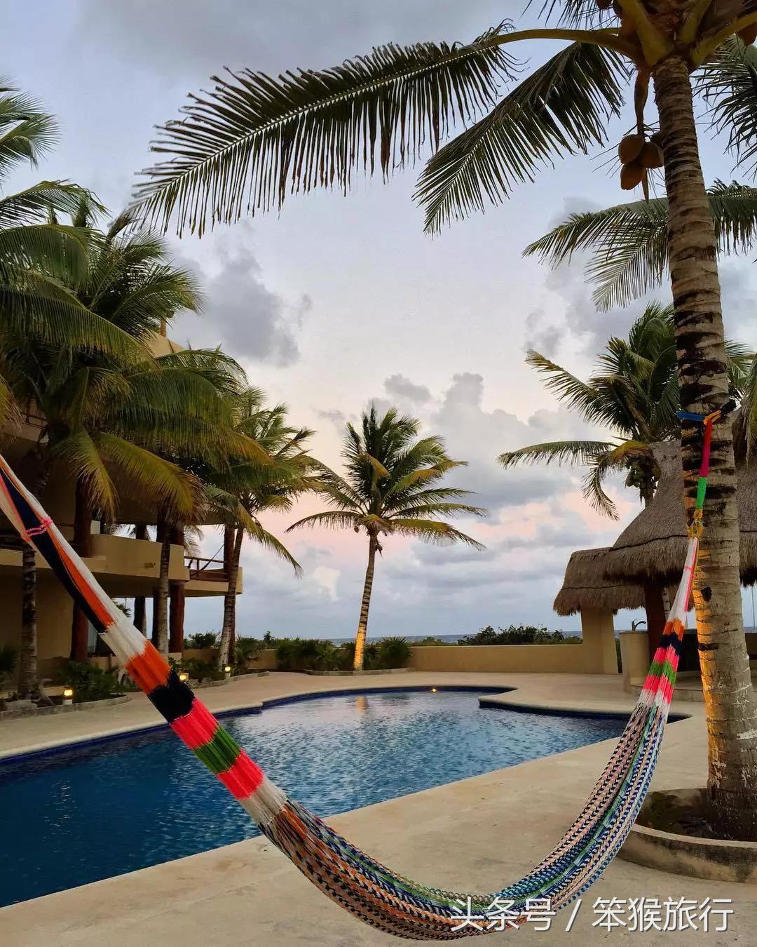 发现了长得像图卢姆的准网红小镇，人均500住进加勒比海景别墅