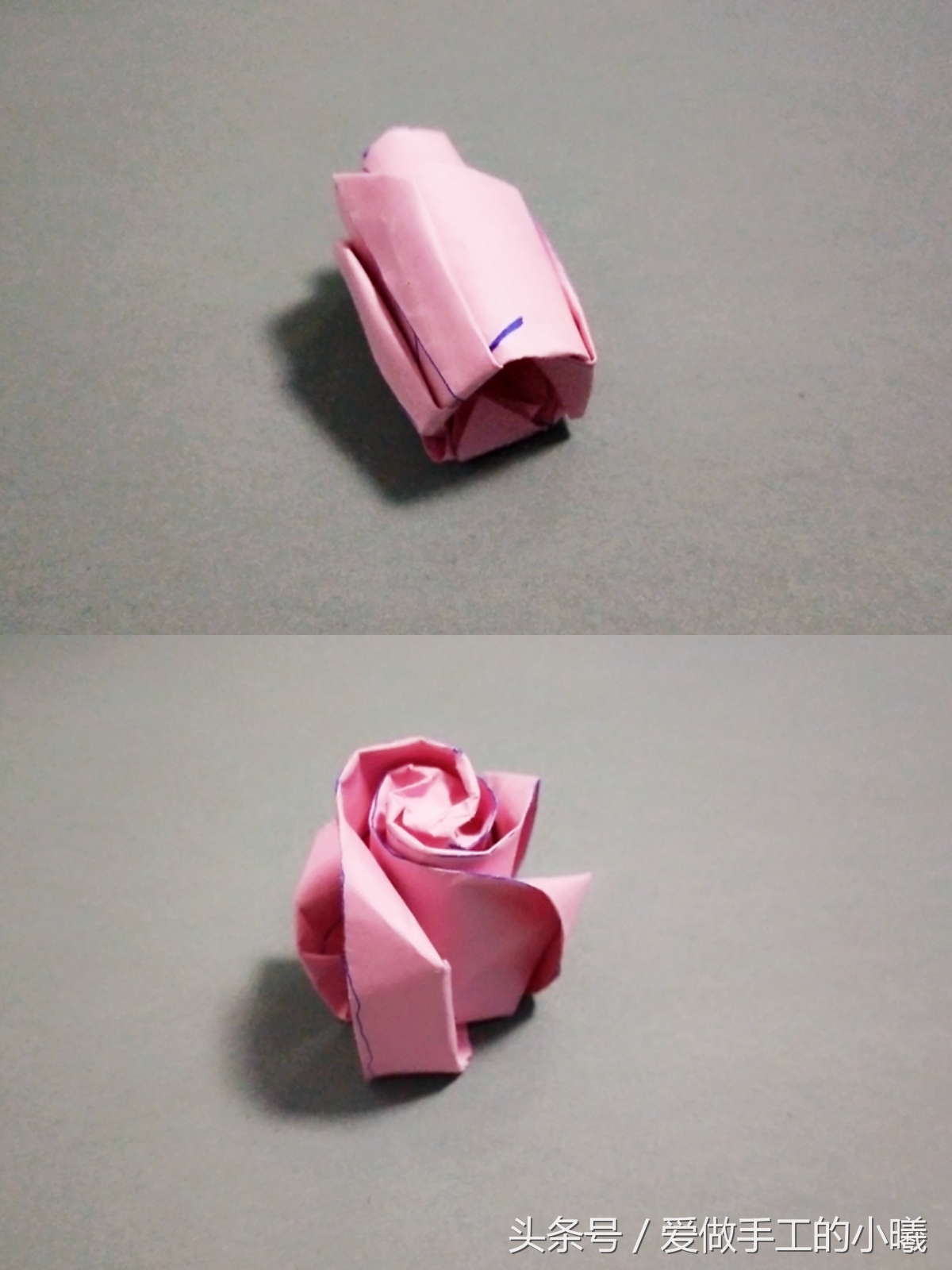 简单易学的折纸玫瑰花步骤,简单易学又漂亮的折纸玫瑰花