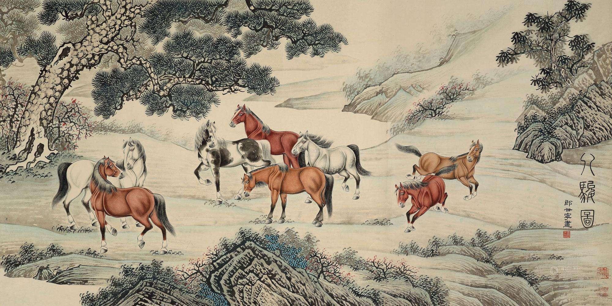 八骏图的八匹马都是什么品种,八骏图的八匹马朝哪个方向最好