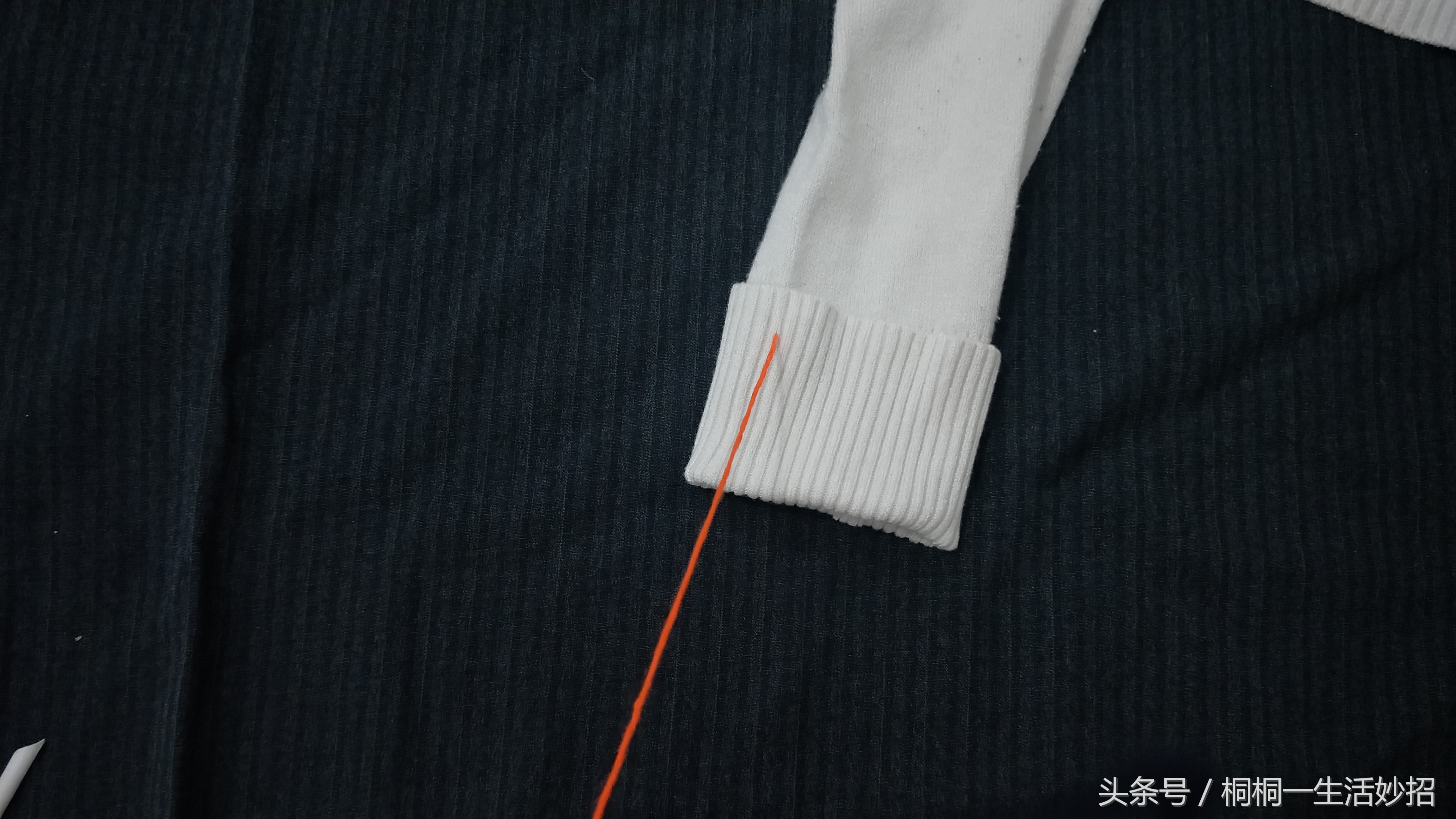 袖子长了怎样缝针好看,袖子长了不剪掉的做法