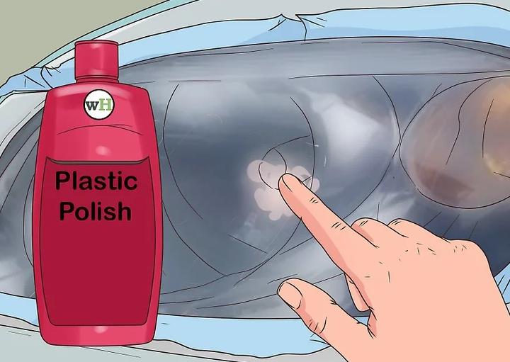 汽车大灯温度过高灯罩模糊怎么办,汽车大灯被除胶剂弄模糊了怎么办