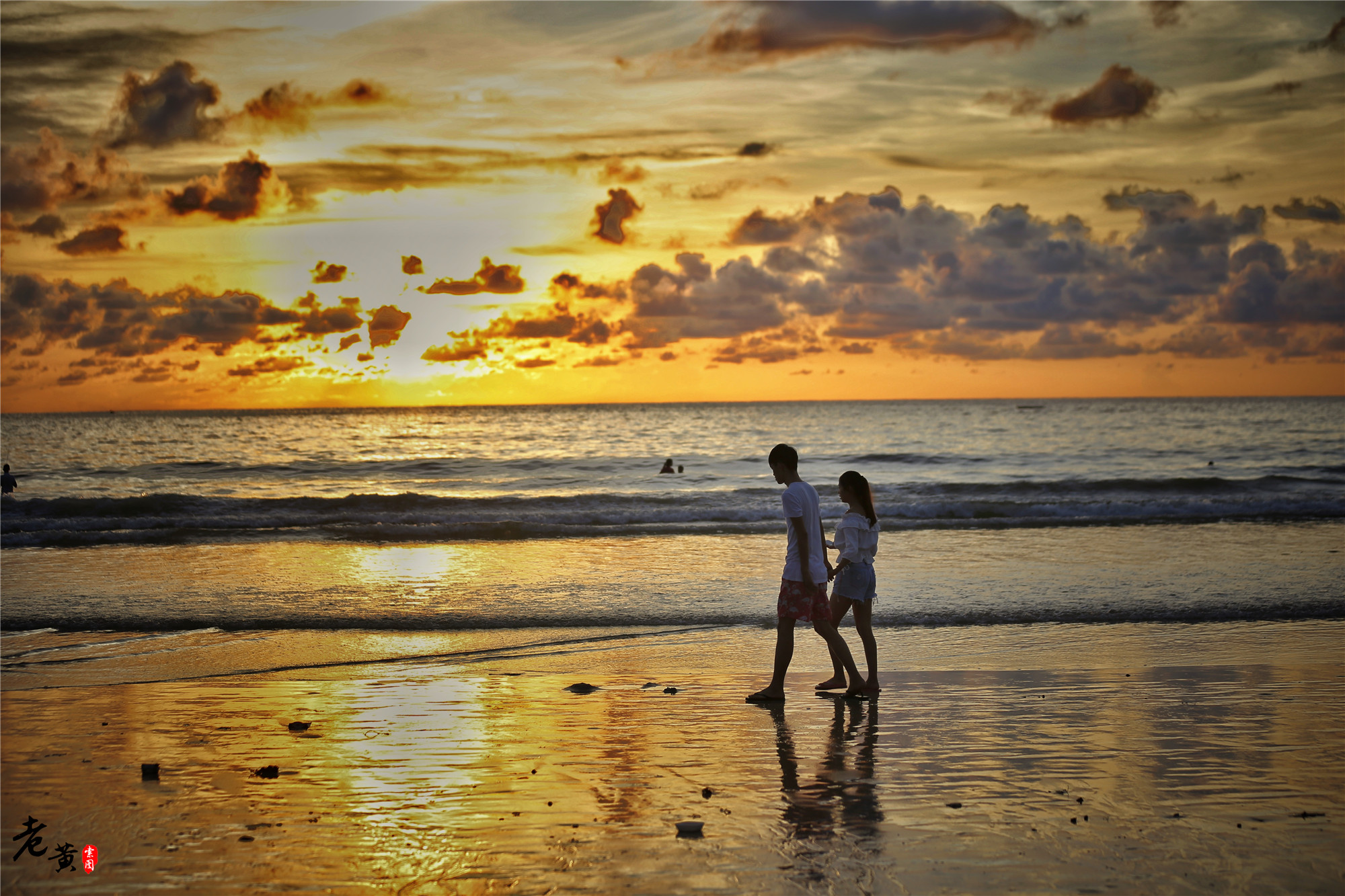 普吉岛芭东海滩是最好的吗,普吉芭东海滩全景图