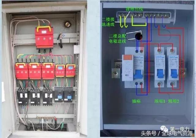 配电箱跨接线的正确接线图,配电箱接线图讲解
