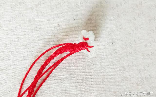 本命年红绳腰链钩法,本命年男士红绳腰链怎么编