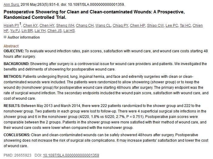 不需拆线的伤口几天可以洗澡,背部伤口拆线后多久可以洗澡