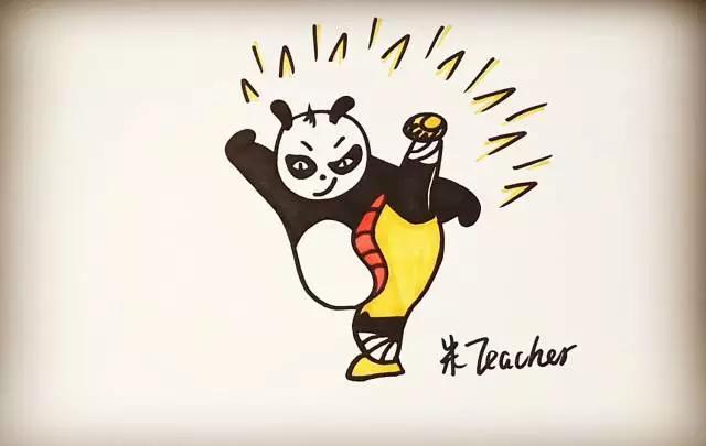 教画简单熊猫,画功夫熊猫里面的人物