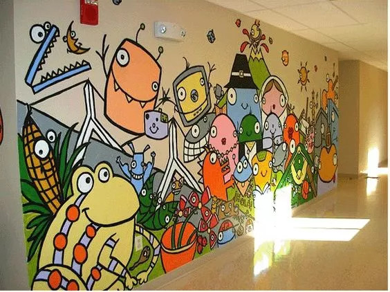 房屋墙绘,家中墙绘