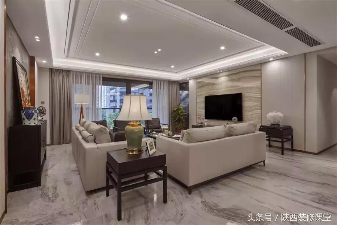 30平方新中式客厅,30款中式客厅高端大气上档次